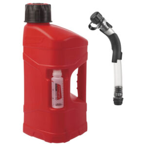 Bidon essence 10L avec tuyau rouge – Moto/Quad – POLISPORT ProOctane