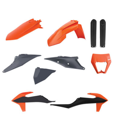 Kit Plastique complet KTM EXC/EXC>F (20>23) OEM 21 OEM - POLISPORT