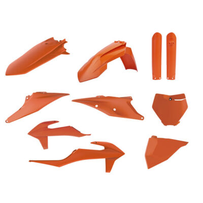 Kit Plastique complet KTM SX/SX>F/XC/XC>F (19>) ORANGE - POLISPORT