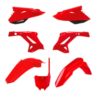 Kit Plastique Honda Restyling CR125/250(02>07) CRF(22) ROUGE - POLISPORT