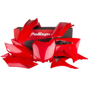Kit plastique rouge pour Honda CRF250R (2014-2017) / CRF450R (2013-2016) – Polisport