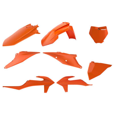 Kit Plastique standard KTM SX/XC/SX>F/XC>F(19) OEM ORANGE - POLISPORT