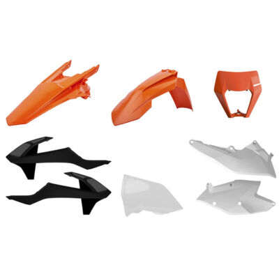 Kit Plastique standard masque enduro KTM EXC/EXC>F(17>19) OEM - POLISPORT