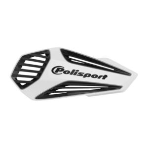 Protège-mains ventilé moto universel – MX Air Blanc/Noir – Polisport 340g