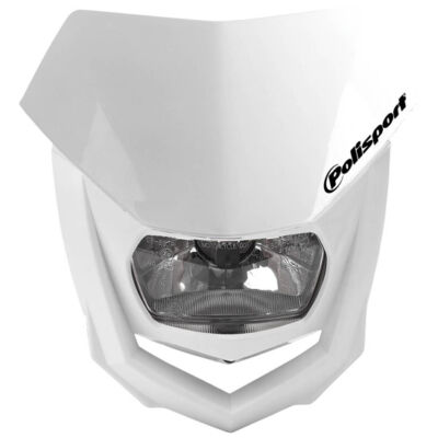 Phare Avt HALO BLANC/BLANC - POLISPORT