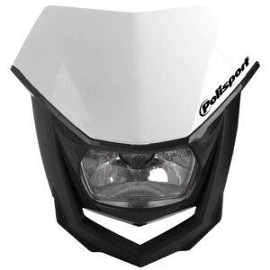 Phare avant halogène HALO blanc – Moto tout-terrain – Polisport