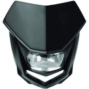 Phare avant halogène HALO Noir – Polisport adaptable enduro/motocross 1978 à aujourd’hui