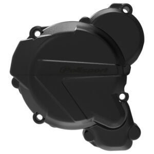 Protection carter allumage KTM EXC250/300 – Husqvarna TE – Gas Gas EC (2017–2023) – Polisport Noire