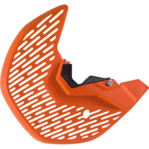 Protection disque et fourche ORANGE KTM EXC 08-15 TE 14-15 SE-R300 13-17 - POLISPORT