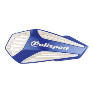 Protèges-mains ventilés MX Air Bleu/Blanc pour moto – Polisport – Plastique de remplacement