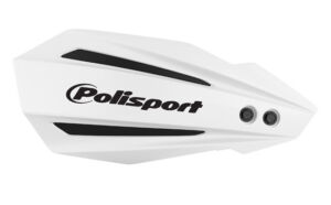 Protège-mains MX Bullit Blanc – Gas Gas MC125 2021-2024, KTM, Husqvarna, Sherco – Polisport