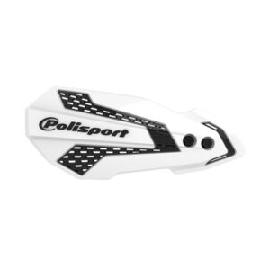 Protège-mains MX Flow Beta (2012>) – Polisport Blanc/Noir – Montage universel