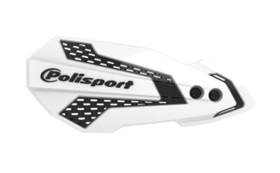 Protèges mains MX Flow NOIR/BLANC - POLISPORT