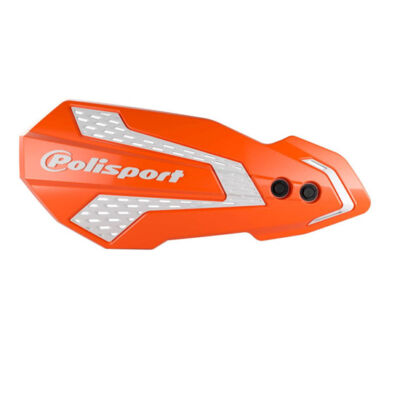 Protèges mains MX Flow ORANGE/BLANC - POLISPORT