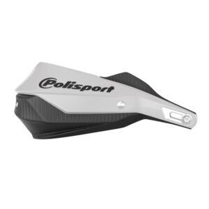Protège-mains aluminium Trail Adventure 22-26mm Blanc/Noir – POLISPORT Trail Blazer