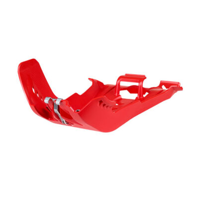 Sabot moteur Fortress avec Protection de biellette ROUGE - POLISPORT