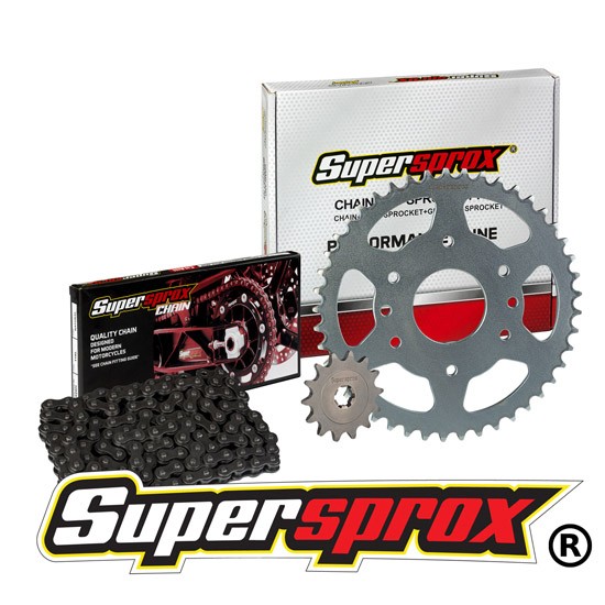 KIT CHAINE  Derbi Extrem 50/Xrace(HighPower) 06-24 PERFORMANCE LINE - Supersprox