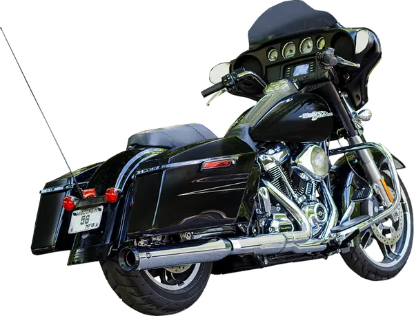 Kit échappement 2-en-1 pour Harley Touring 2017+ - S&S Cycle Swindler Chrome