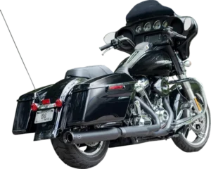 Kit échappement 2-en-1 Swindler Harley Touring 2017+ – S&S Cycle Guardian Black