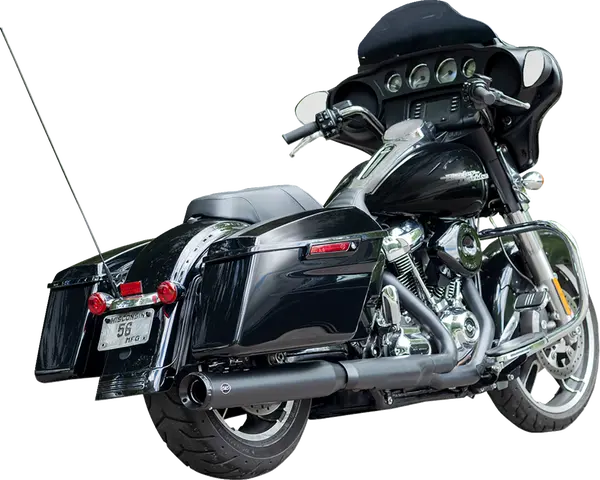 Kit échappement 2-en-1 Swindler Harley Touring 2017+ – S&S Cycle Guardian Black