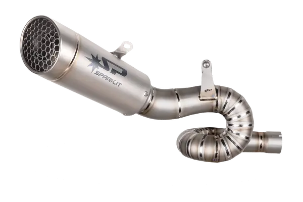 Ligne d’échappement Slip-On SPARK Grid-O Titane – Triumph Street Triple 660/765 (2017-2022)