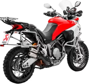 Silencieux Akrapovic Slip-On Line Titane – Ducati Multistrada 950 & 1200 Enduro – 2017 à 2018