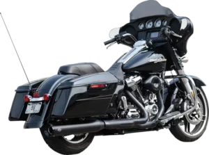 Silencieux GNX Swindler 2-en-1 Harley Touring 2017-2026 - S&S Cycle Conversion - Guardian Black