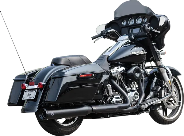 Silencieux GNX Swindler 2-en-1 Harley Touring 2017-2026 - S&S Cycle Conversion - Guardian Black