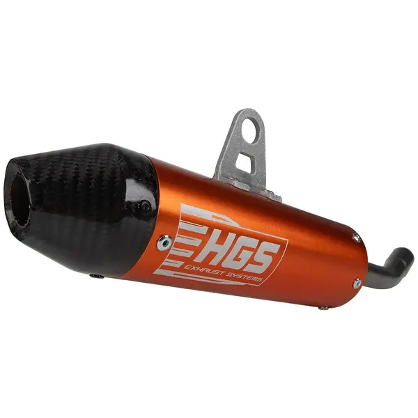 Silencieux HGS 2T KTM SX 250/300, Husqvarna TC et Gas Gas MC (2023-2026) – Échappement aluminium carbone