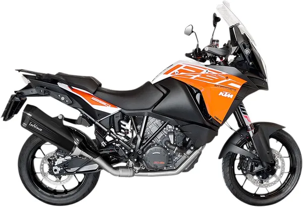 Silencieux moto Slip-On KTM Adventure 1050/1090/1190/1290 (2013-2020) – LeoVince LV-12 Black Edition – 15300B
