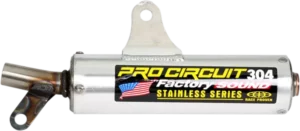 Silencieux PRO CIRCUIT 304 Factory Sound - Suzuki RM 80, RM 80 X, RM 85 (1989-2023) - Aluminium & inox - SS89080-304
