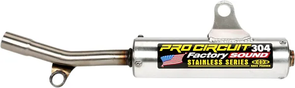 Silencieux PRO CIRCUIT 304 – Suzuki RM 125 (1993 à 1995) – Aluminium brossé & Inox