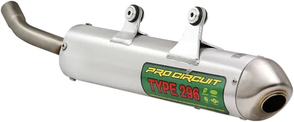 Silencieux PRO CIRCUIT Type 296 avec pare-étincelles - Gas Gas XC 300 2018-2019 - Aluminium & Inox