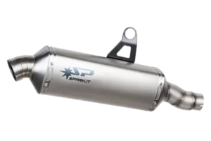 Silencieux slip-on Benelli TRK 702 / TRK 702 X 2022-2024 – SPARK Dakar Titane Homologué