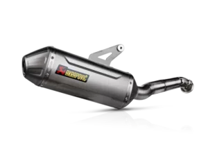 Silencieux Slip-On CF Moto MT800 2024-2025 Akrapovic Titane Homologué ECE