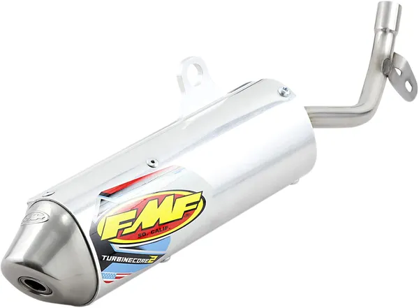 Silencieux Slip-On FMF TurbineCore 2.1 – KTM SX 50, Husqvarna TC 50, Gas Gas MC 50 (2016-2023) – Aluminium/Inox – Réf. 025181