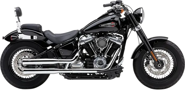 Silencieux slip-on Harley-Davidson Softail Deluxe & Heritage Classic dès 2018 - Cobra Neighbor Haters Chrome