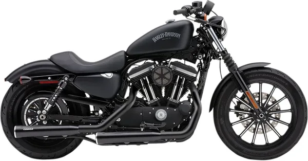 Silencieux slip-on Harley-Davidson Sportster XL (2014–2022) – COBRA RPT Straight Cut – Noir
