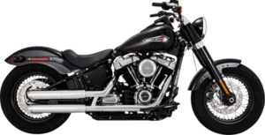 Silencieux Slip-On Harley Softail 2018+ – Twin Slash Chrome Vance & Hines 16376