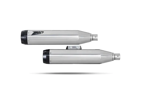 Silencieux Slip-On - Harley Softail Street Bob, Low Rider S/ST, Standard 2018-2024 - ZARD Euro 4/5 Poli