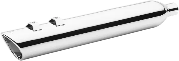 Silencieux Slip-On Harley Touring 1995-2016 – COBRA 909 Chrome Scalloped