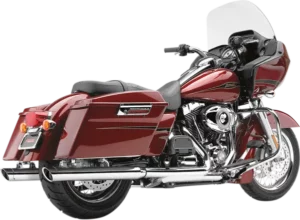 Silencieux Slip-On Harley Touring 95-16 | COBRA Chrome Rotatable
