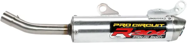 Silencieux Slip-On Honda CR 250 R 2000-2001 - PRO CIRCUIT R-304 - Aluminium brossé