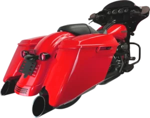 Silencieux Slip-On HP-Plus – Harley-Davidson Touring 2017-2024 – Khrome Werks – Noir, Embouts Edge