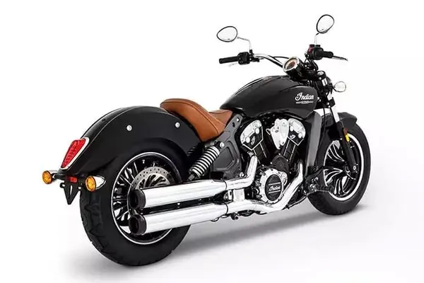 Silencieux Slip-On Indian Scout (2015-2024) - Rinehart Racing Chrome/Noir
