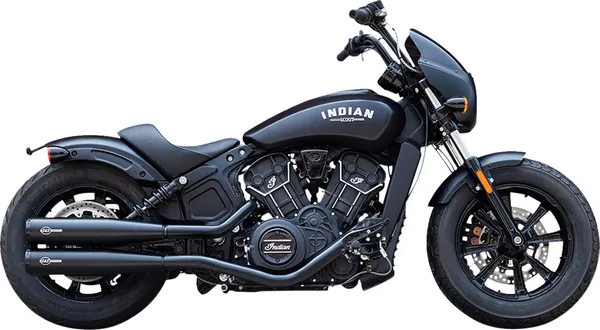 Silencieux Slip-On Indian Scout 60/69 (2019-2023) - S&S Cycle Grand National Noir