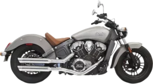 Silencieux Slip-On Indian Scout, Scout Sixty, Bobber 2017-2024 Chrome – Bassani Xhaust