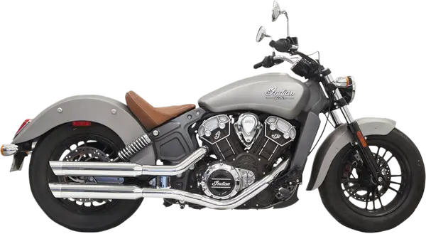 Silencieux Slip-On Indian Scout, Scout Sixty, Bobber 2017-2024 Chrome – Bassani Xhaust