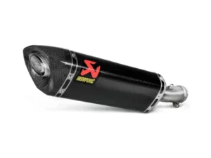 Silencieux Slip-On Kawasaki Z7 & Ninja 7 Hybrid (2024-2025) Akrapovic Carbone Embout Titane
