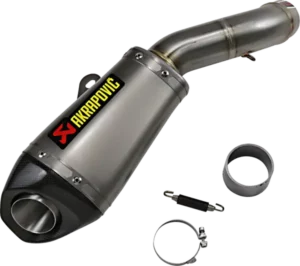 Silencieux Slip-On Line Akrapovic - Kawasaki Z 900 ABS 2020 à 2024 - Titane & Carbone